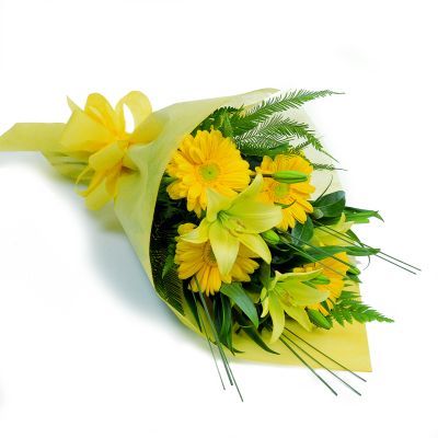 Ankara 14 �ubat hediye sevgilime hediye �i�ek  lilyum gerbera buketi �zel