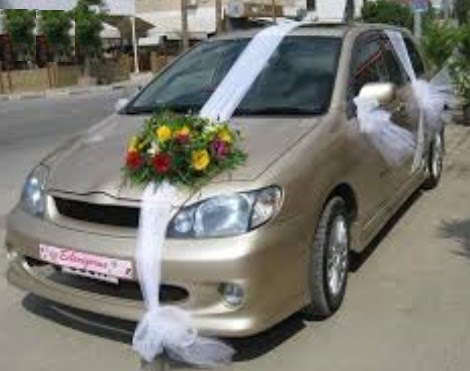  Ankara 14 �ubat �i�ek yolla �i�ek�i  sade gelin arabas� s�slemesi