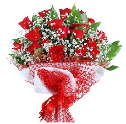11 k�rm�z� g�lden buket  Ankara 14 �ubat 14 �ubat sevgililer g�n� �i�ek 