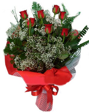 7 k�rm�z� g�l buketi  Ankara 14 �ubat �i�ek servisi , �i�ek�i adresleri 