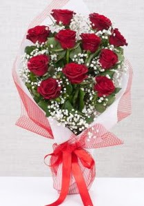 11 k�rm�z� g�lden buket �i�e�i  Ankara 14 �ubat 14 �ubat sevgililer g�n� �i�ek 