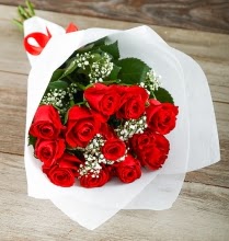 9 k�rm�z� g�lden buket �i�e�i  Ankara 14 �ubat �i�ek g�nderme 