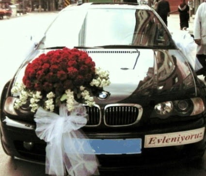 G�rsel gelin arabas� s�slemesi  Ankara 14 �ubat �i�ek ma�azas� , �i�ek�i adresleri 