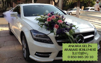 Ankara gelin araba s�s� s�slemesi  Ankara 14 �ubat �i�ek ma�azas� , �i�ek�i adresleri 