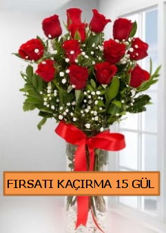  15 �thal k�rm�z� g�l b�y�k ba�l� orjinal  Ankara 14 �ubat �i�ek sipari�i sitesi 