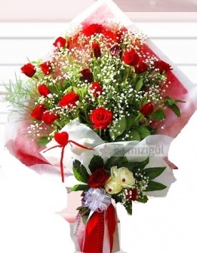 K�z isteme buketi �i�e�i 41 g�ll�  Ankara 14 �ubat �nternetten �i�ek sipari�i  