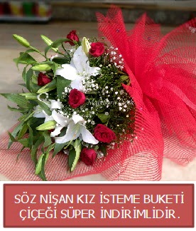 S�z ni�an k�z isteme buketi  Ankara 14 �ubat �i�ek�i telefonlar� 