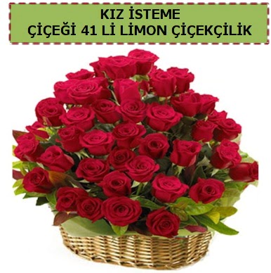41 Adet g�l k�z isteme �i�e�i modeli  Ankara 14 �ubat �i�ek�i telefonlar� 