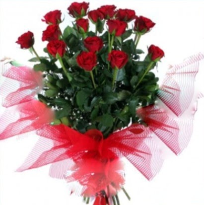 15 adet k�rm�z� g�l buketi  Ankara 14 �ubat cicek , cicekci 