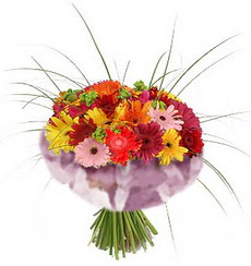 karisik gerbera demeti 15 adet gerberalardan  Ankara 14 �ubat �i�ek�i ma�azas� 