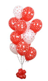 Sevdiklerinize 17 adet u�an balon demeti yollayin.  Ankara 14 �ubat internetten �i�ek sat��� 