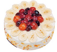 Meyvali 4 ile 6 kisilik yas pasta leziz  Ankara 14 �ubat ucuz �i�ek g�nder 