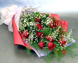 10 adet kirmizi g�l �i�egi g�nder  Ankara 14 �ubat anneler g�n� �i�ek yolla  