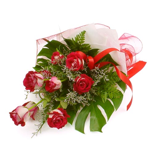 �i�ek g�nder 7 adet kirmizi g�l buketi  Ankara 14 �ubat kaliteli taze ve ucuz �i�ekler 