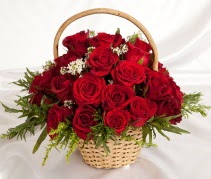 19 adet k�rm�z� g�lden �i�ek sepeti  Ankara 14 �ubat �i�ek servisi , �i�ek�i adresleri 
