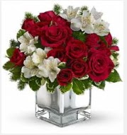 11 adet k�rm�z� g�l ve beyaz k�r �i�ekleri  Ankara 14 �ubat 14 �ubat sevgililer g�n� �i�ek 