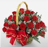17 adet k�rm�z� g�lden g�l �i�ek sepeti  Ankara 14 �ubat �i�ek ma�azas� , �i�ek�i adresleri 