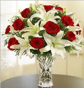 12 adet k�rm�z� g�l 2 dal kazablanka vazosu  Ankara 14 �ubat sevgililer g�n� �i�ek sat��� 