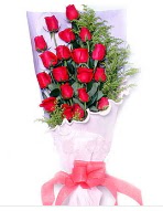 19 adet k�rm�z� g�l buketi  Ankara 14 �ubat uluslararas� �i�ek g�nderme 
