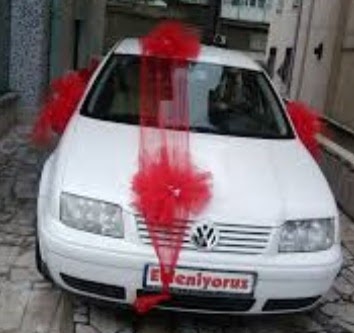  Ankara 14 �ubat ucuz �i�ek g�nder  �i�eksiz gelin arabas� s�slemesi