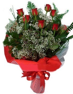 7 k�rm�z� g�l buketi  Ankara 14 �ubat �i�ek servisi , �i�ek�i adresleri 