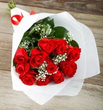 9 k�rm�z� g�lden buket �i�e�i  Ankara 14 �ubat �i�ek g�nderme 