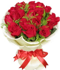 19 adet k�rm�z� g�lden buket tanzimi  Ankara 14 �ubat �i�ek servisi , �i�ek�i adresleri  