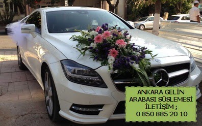 Ankara gelin araba s�s� s�slemesi  Ankara 14 �ubat �i�ek ma�azas� , �i�ek�i adresleri 
