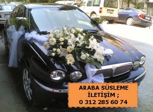 Gelin arabas� s�slemesi  Ankara 14 �ubat g�venli kaliteli h�zl� �i�ek 