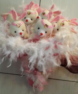 9 Adet pelu� tav�an tav�an buketi  Ankara 14 �ubat �i�ek g�nderme sitemiz g�venlidir 