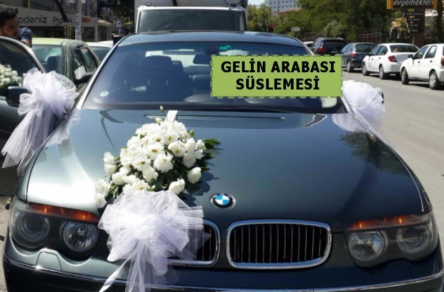 Gelin Arabas� s�slemesi D���n arabas�  Ankara 14 �ubat �i�ek yolla �i�ek�i 