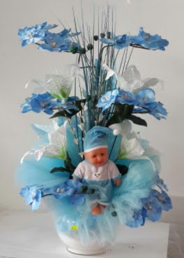 Mavi cam bebekli bebek doum iei  Ankara 14 ubat sevgililer gn iek sat 