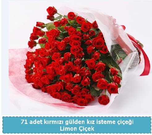 41 adet k�rm�z� g�l k�z isteme buketi  Ankara 14 �ubat �i�ek�i telefonlar� 