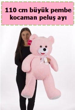 110 cm b�y�k pembe kocaman pelu� ay�  Ankara 14 �ubat �i�ek g�nderme sitemiz g�venlidir 